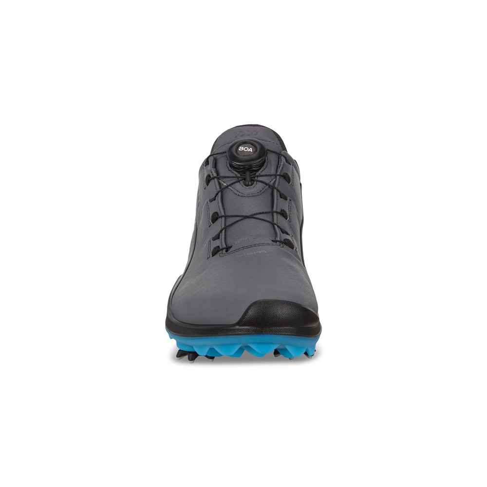 Zapatos De Golf Hombre - ECCO Biom G3 Boa Fit Cleated - Grises Oscuro - QAF185273